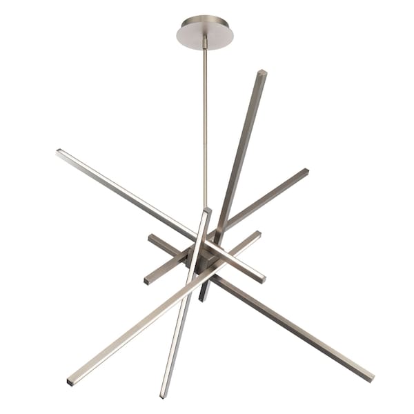 Dweled Parallax 39in LED Pendant 3000K in Brushed Nickel PD-731 - main